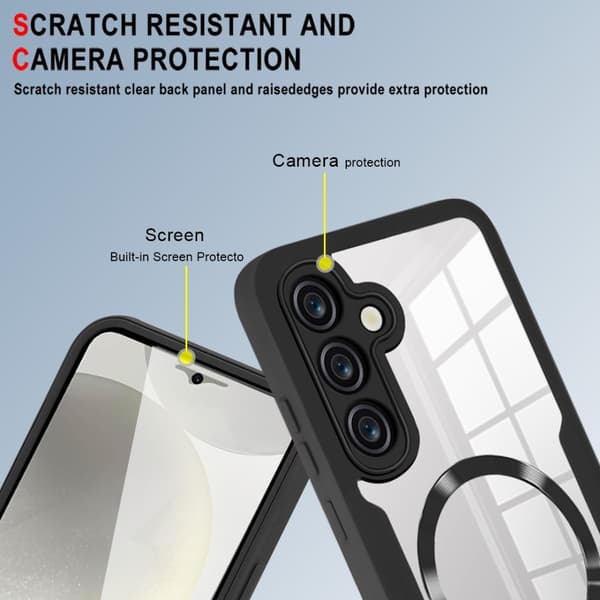 360 Full Cover MagSafe Case Samsung Galaxy S25 Plus Sort