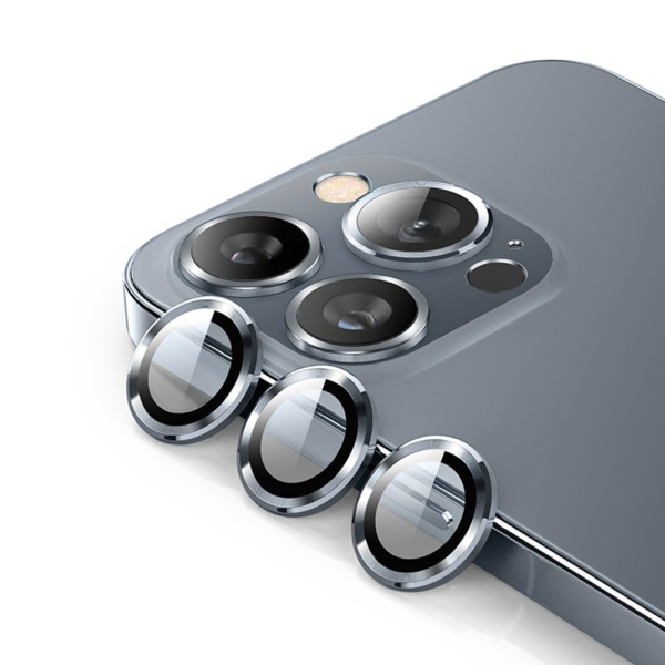 Hat Prince Lens Cover iPhone 14 Pro/14 Pro Max Hærdet glas Sort