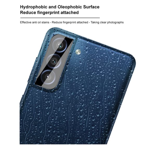 IMAK Härdat Glas Linsskydd Samsung Galaxy S21 FE Svart