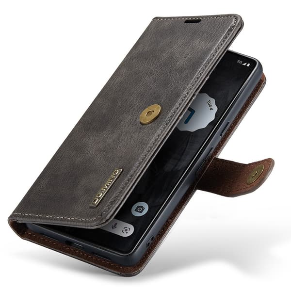 DG.MING 2-i-1 Magnetiskt Plånboksfodral Google Pixel 8 Pro Brun
