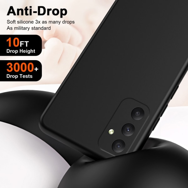 Silikonecover Samsung Galaxy A35 Sort