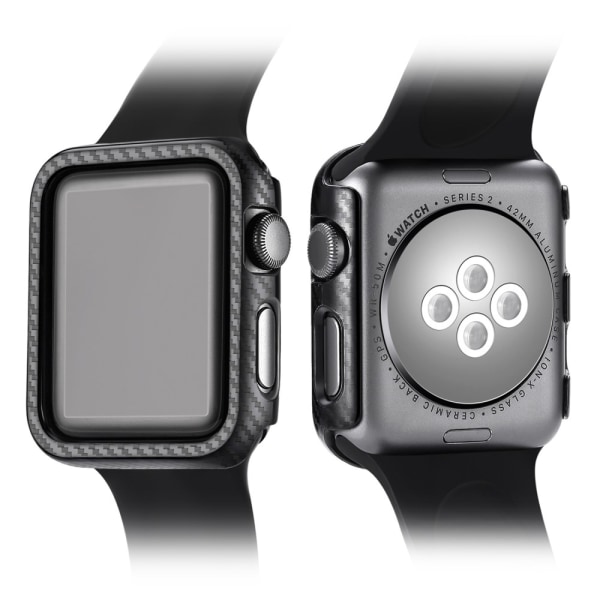 Carbon Shell Apple Watch 44mm sort