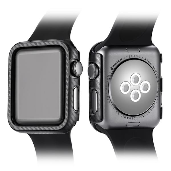 Carbon Skal Apple Watch 44mm Sort