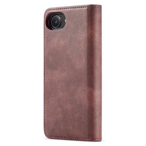 DG.MING 2-i-1 Magnet Wallet iPhone 16e Rød