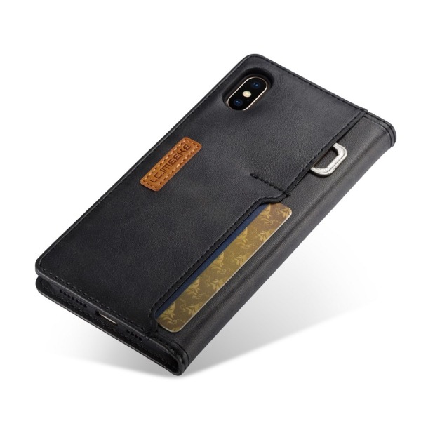 LC.IMEEKE Retro Style iPhone X/XS Fodral Svart