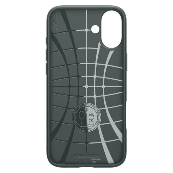 Spigen iPhone 16 -kuori Liquid Air Abyss Green
