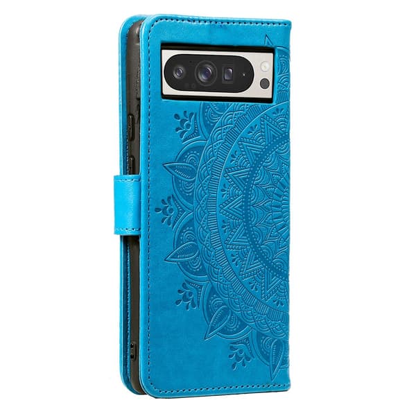 Læderetui Mandala Google Pixel 10 Pro XL Blå