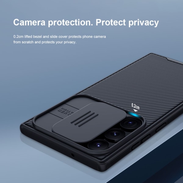 Nillkin CamShield -kotelo Samsung Galaxy S23 Ultra Blue