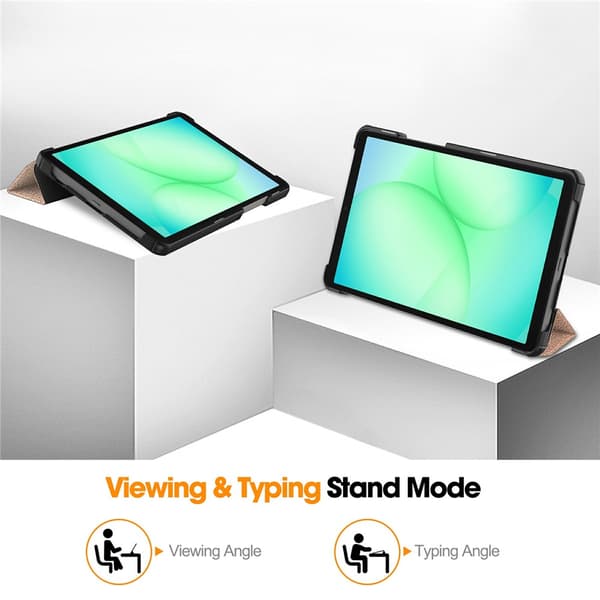 Samsung Galaxy Tab A11 Cover Tri-fold Rosaguld