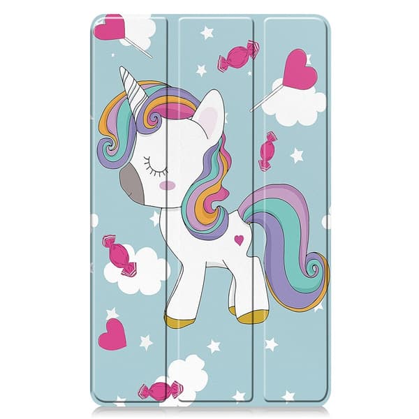 Samsung Galaxy Tab A11 Kotelo Tri-fold Unicorn