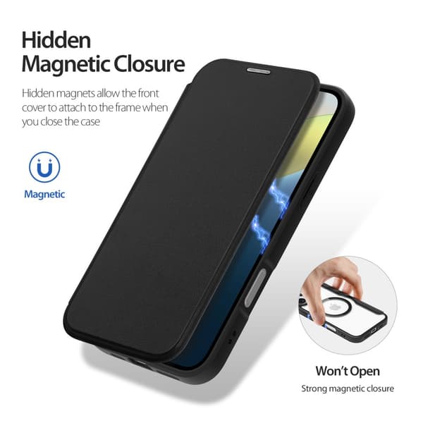 Dux Ducis Skin X Pro MagSafe Etui iPhone 16 Sort