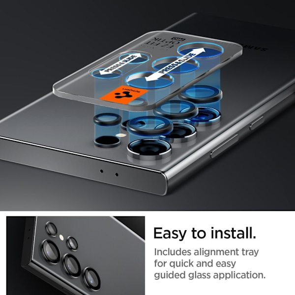 Spigen Samsung Galaxy S25 Ultra EZ Fit Optik Pro Linssisuoja
