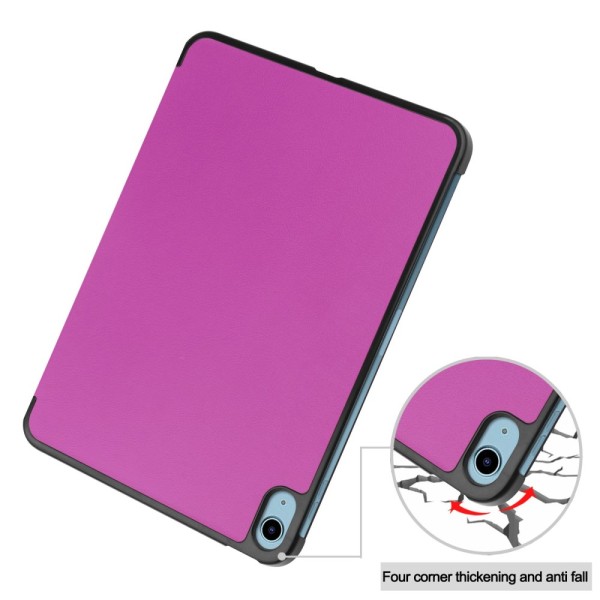 iPad 10.9 2022 (10th gen) Fodral Tri-fold Lila