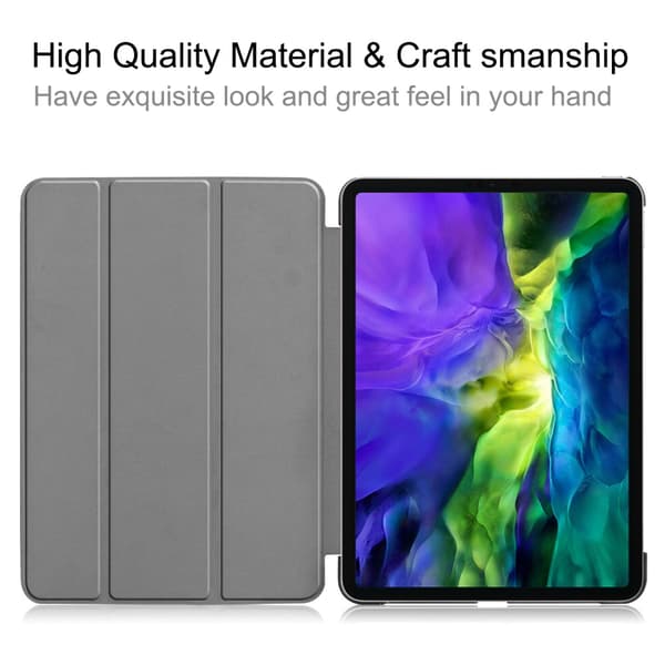 iPad Pro 11 3rd Gen (2021) Fodral Tri-fold Svart