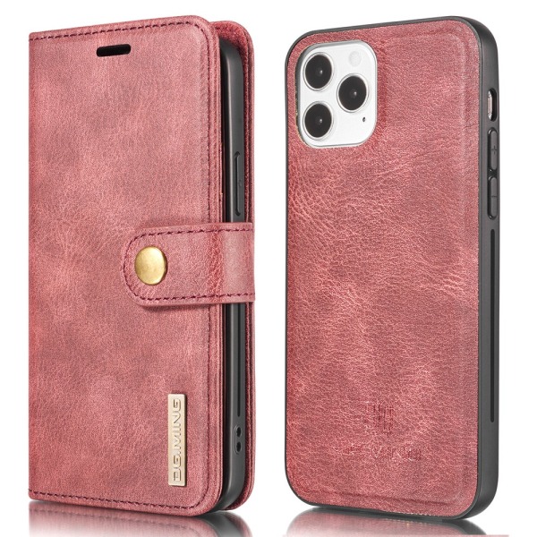 DG.MING 2-in-1 Magnet Wallet iPhone 13 Mini Red