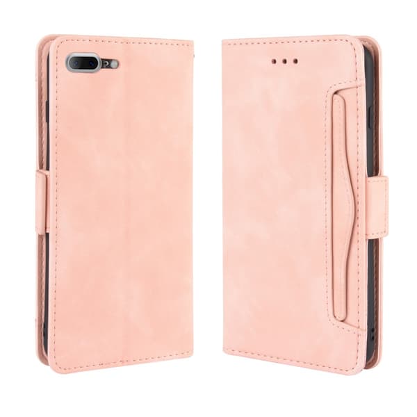 Monikäyttöinen lompakkokotelo iPhone 7/8 Plus - Pinkki