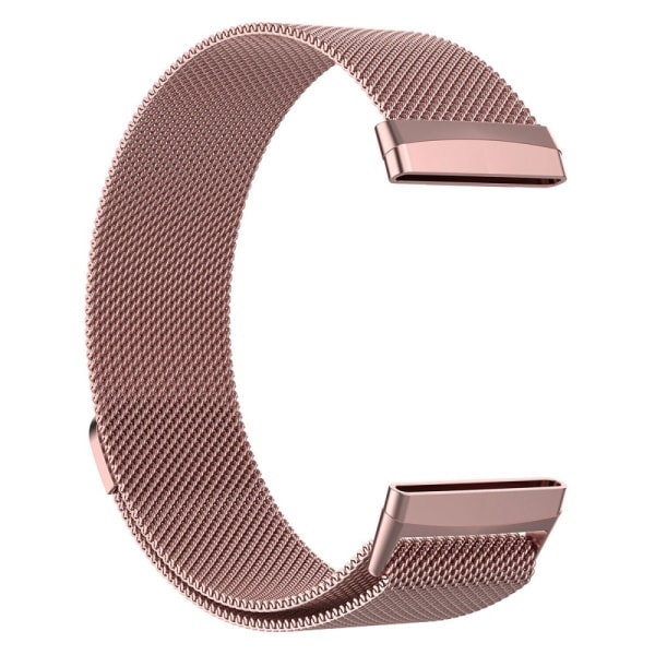 Milanese Loop Armband Fitbit Versa 4/Sense 2 Rosa (L)