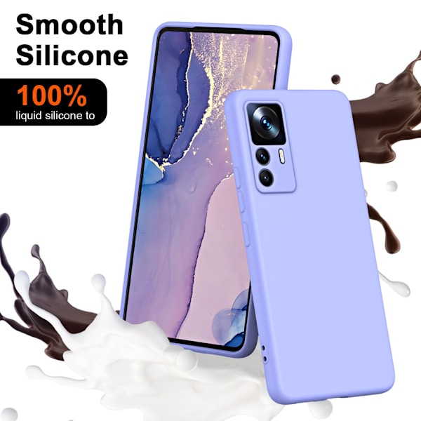 Silikonecover Xiaomi 12T Pro Lilla