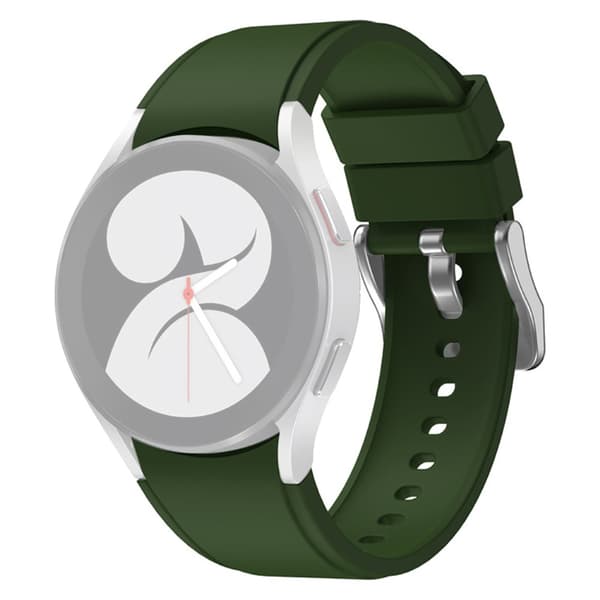 Silikonearmbånd Samsung Galaxy Watch 4 40/42/44/46 Grøn