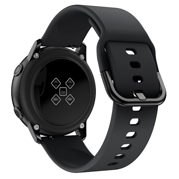 Soft Silikonarmband Samsung Galaxy Watch Active Svart