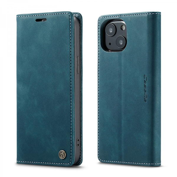 CaseMe Slim Lompakkokotelo iPhone 13 Sininen