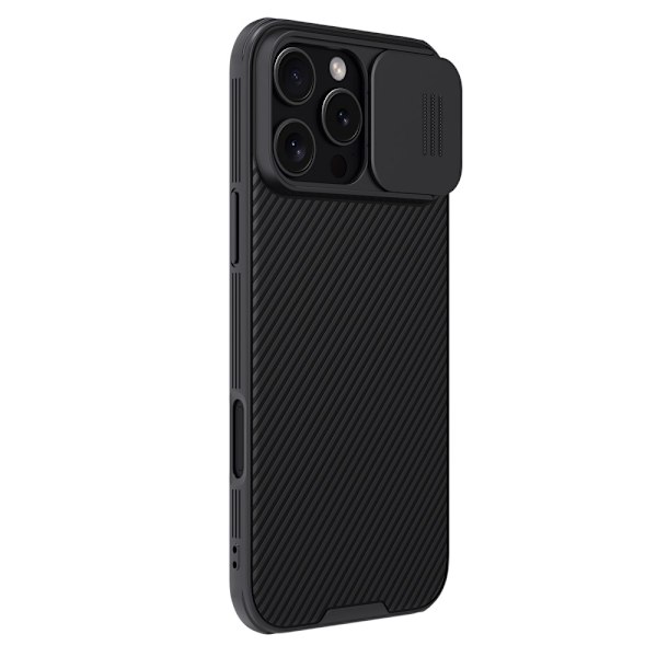 Nillkin CamShield Skal iPhone 16 Pro Max Sort