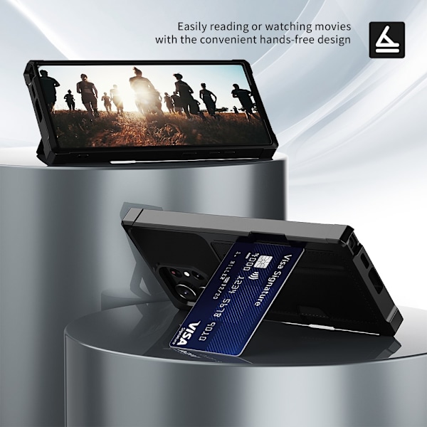 Armor Card Case Galaxy S25 Ultra Svart