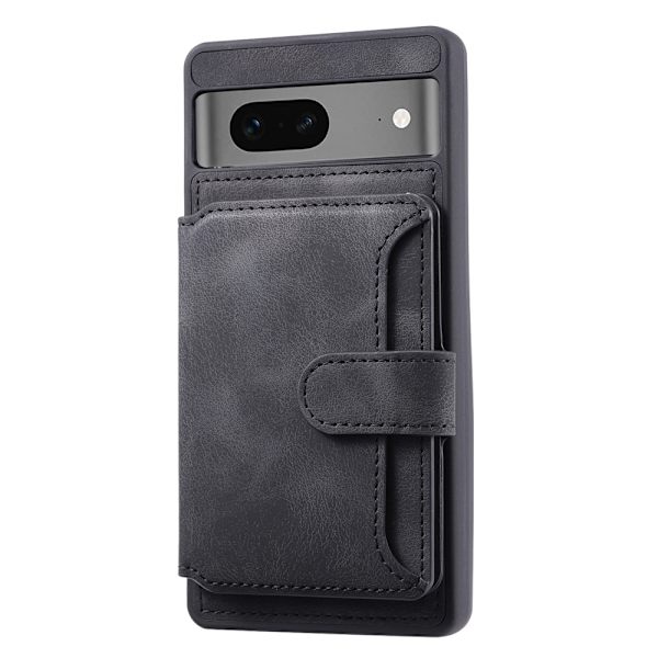 Monikäyttöinen RFID-suojattu lompakkokotelo Google Pixel 8:lle, musta