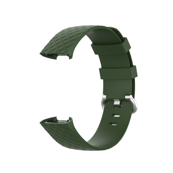 Silikonarmband Till Fitbit Charge 3/4 Grön