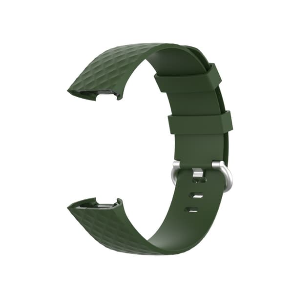 Silikone Rem Til Fitbit Charge 3/4 Grøn