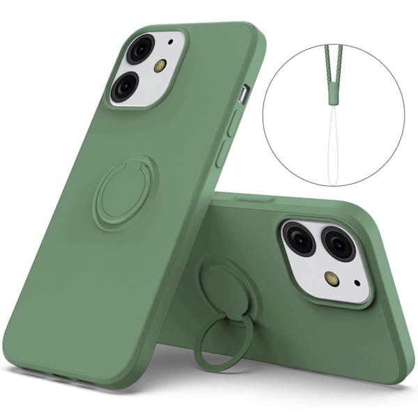 iPhone 13 Skal Med Ringholder Grøn