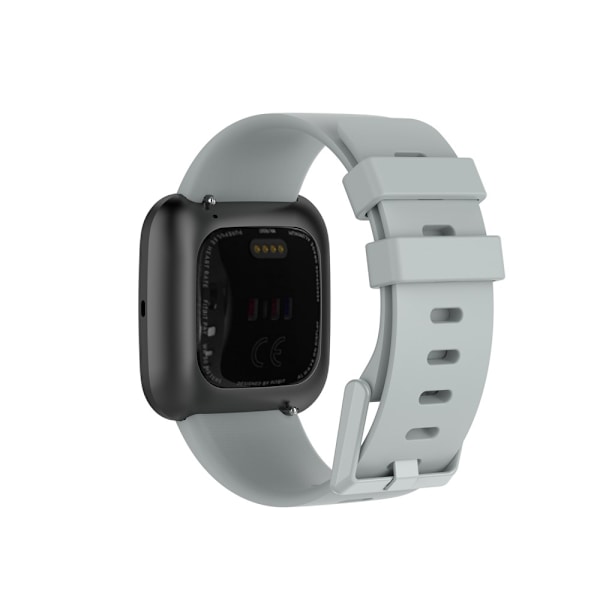 Fitbit Versa/Versa 2 -silikoniranneke, harmaa