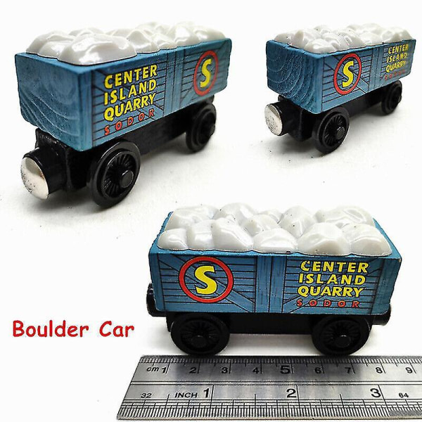 Thomas och vännerna Tåg Tank Engine Trä Järnväg Magnet Samla Present Leksaker Köp 1 Få 1 Gratis Db Boulder Car