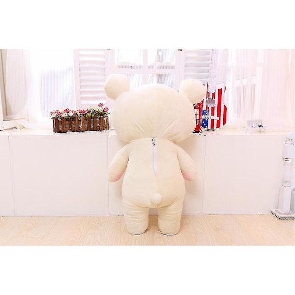 Kawaii Rilakkuma Plyschleksaker Teddybjörn Mjuk Djur Soffa Kuddar Rum Dekorationer Födelsedagspresent Till Barn Julgåvor [DB] beige 20cm