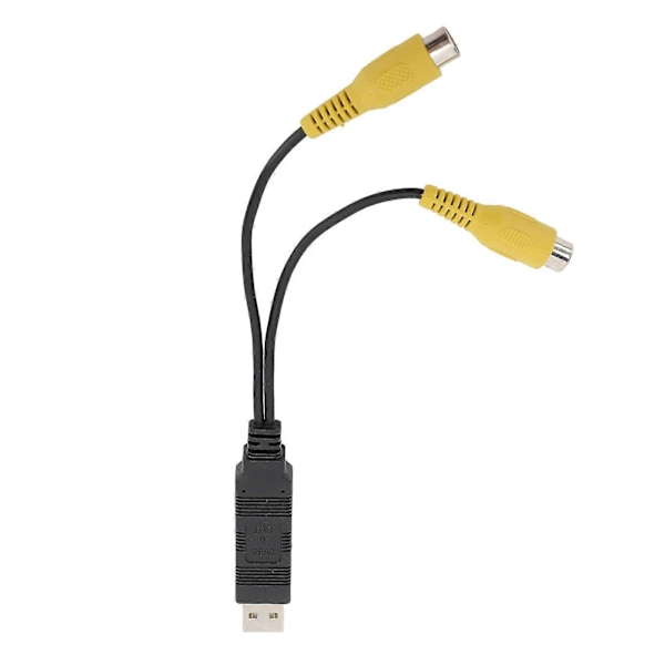 USB til CVBS Video Output Adapter HD Video Nem at bruge USB til RCA Interface Kabel Adapter til Køretøj [DB]