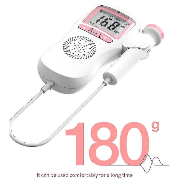 Fetal Baby Doppler Detektor Hjerterytme Probe Prenatal Monitor [DB]