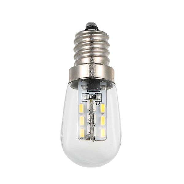 AC220V LED-minijääkaapin valolamppu E12-kantapidike SMD3014 [DB] White