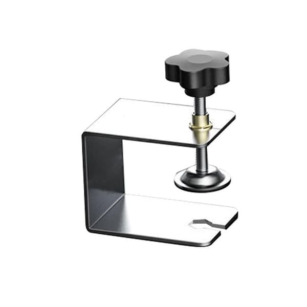 Skab Hardware Jig, 4 Pak C-klemmer til Skuffefrontmontering, Skabsrammeklemmer til Tab [DB] silver
