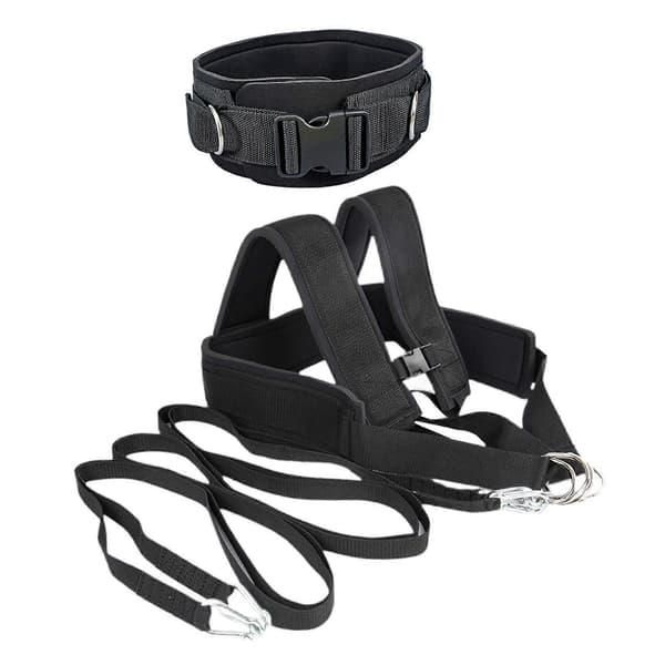 Slepetrekk Stropper Treningsstropper Utøvere Slepetrekk Stropper Sled Trainer Pull [DB] Waist Shoulder Strap