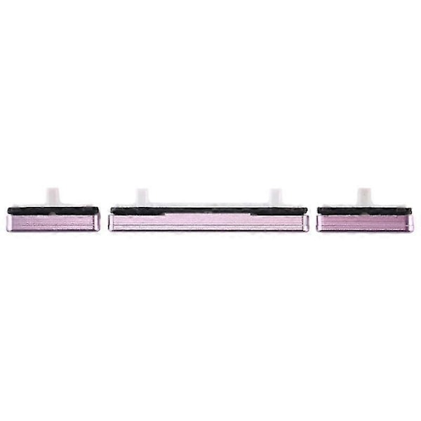 For Samsung Galaxy Note9 N960 3 stk./sett OEM Strøm På/Av og Volum Sideknapper [db] Purple Samsung Galaxy Note9 N960