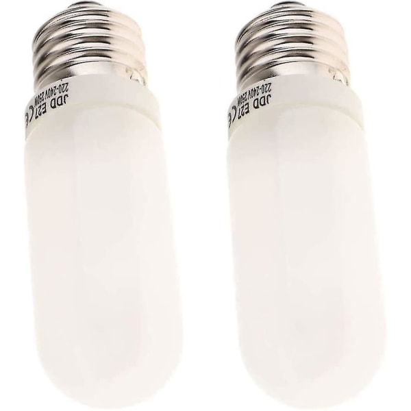 2 stk. 250w 220-240v E27 (standard Edison-skrue) frostet halogenpære -gt [DB]