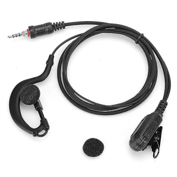 Vanntett ørehake-hodetelefon for ICOM IC M33/M25/M34 toveisradio [DB]