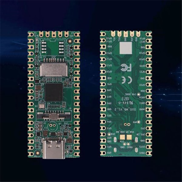 Risc-v Development Board Milk-v Duo Dual Core 1g Cv1800b støtter Linux for å erstatte Raspberry Pi Pico