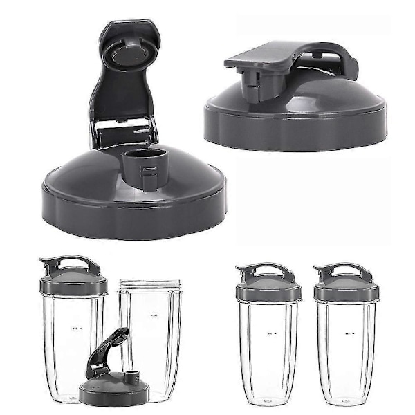 Nutribullet Låg Blender Flip Top Reservedele - Kompatibel med Nutribullet 600w / 900w - To-go Låg Tilbehør [db]