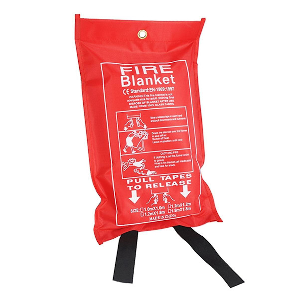 Brandfilt i glasfiber, brandfilt för nödsituationer, flamskyddad filt, nödöverlevnadssäkerhet