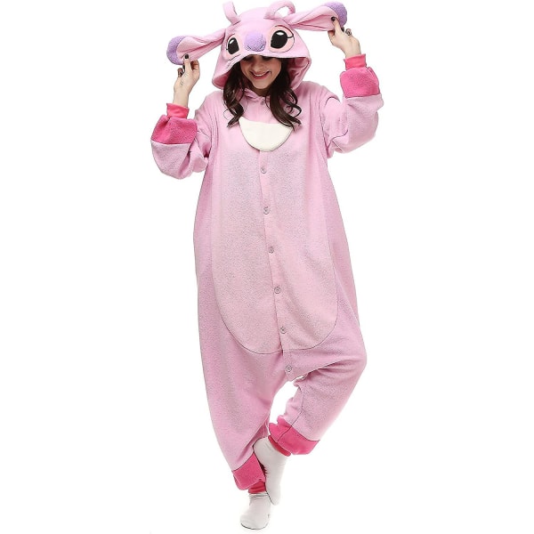 Rainbow Horn Monster Stitch Kostym Pyjamas Body Kigurumi Jumpsuit Pyjamas Animal Hoodie