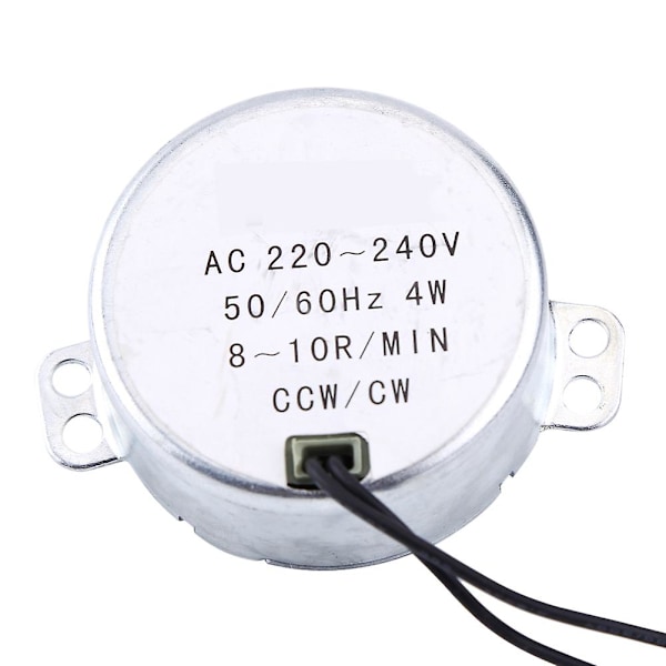 1pc 220-240v Ac Synchronous Motor Geared Motor 4w Cw/ccw {DB}