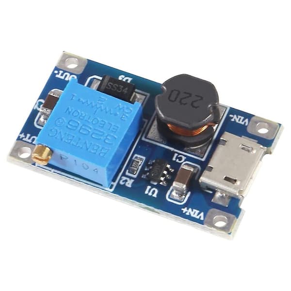 5 st 2a DC-DC Step Up Boost-modul med -USB, Step Up Boost-omvandlare Strömförsörjning Spänningsregulator