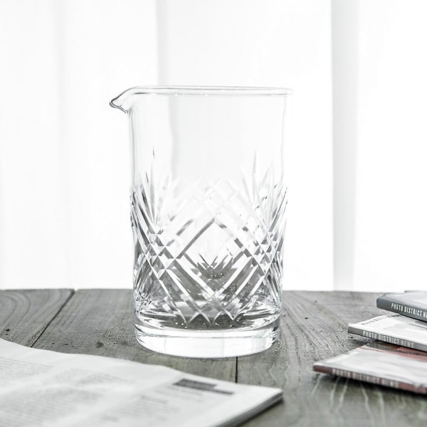 Cock Tail Mixing Glass, tykk Bunnsøm Less Cry Stalmixing Glass