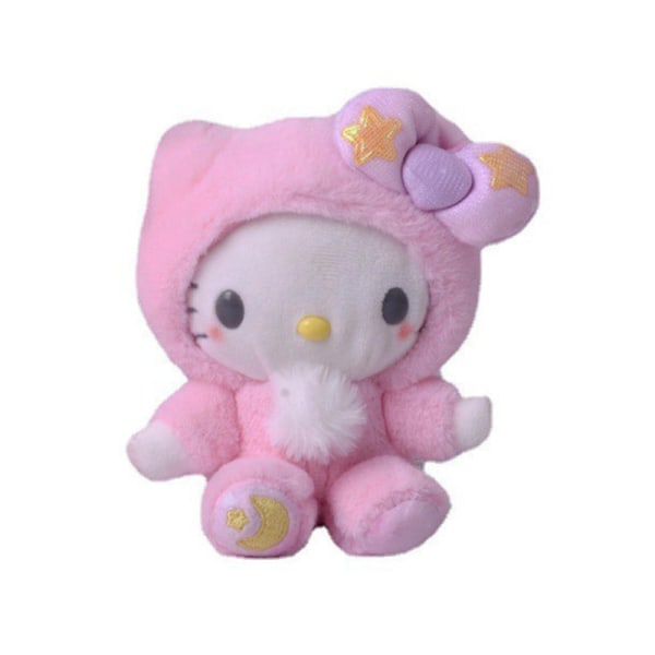 Kuromi My Melody Cinnamoroll Sanrio pehmolelu täytetty nukke riipus lapselle tytölle lahja [DB] cat 15CM